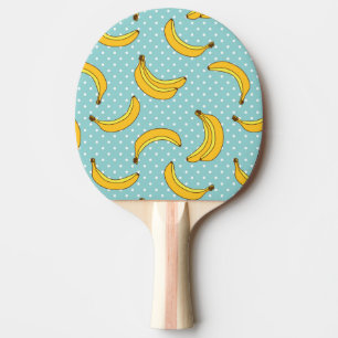 Bananen en Stip Polk Tafeltennisbatje