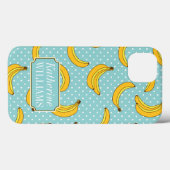 Bananen en Stippen van varkens | Jouw namen toevoe Case-Mate iPhone Case (Achterkant (horizontaal))