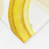 Bananen Fleece Deken (Hoek)