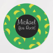 Bananen Food Mix Lunch Box Labels (Design 1)