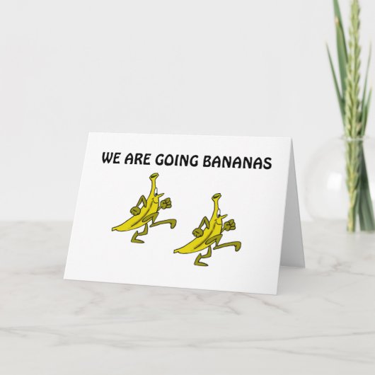 BANANEN GAAN OMDAT JE "60" KAART DRAAIT (Voorkant)