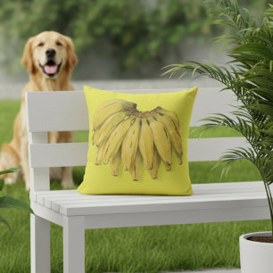 Bananen Gele Buitenkussen 40x40 cm