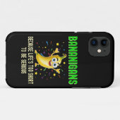 Bananen, Go Bananas, vrolijk grappig positief Case-Mate iPhone Case (Achterkant (horizontaal))