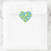 Bananen Hart Sticker (Tas)
