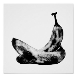 Bananen in Liefde, prachtig uniek, wollig vlies Perfect Poster