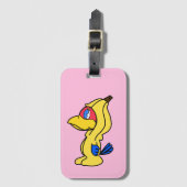 bananen jayhawk bagagelabel (Voorkant (verticaal))