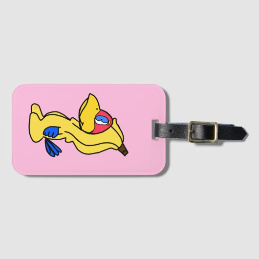 bananen jayhawk bagagelabel (Voorkant (horizontaal))