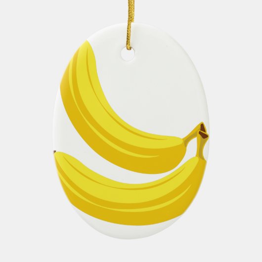 Bananen Keramisch Ornament (Voorkant)