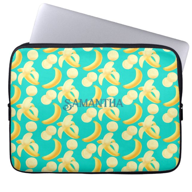Bananen Laptop Sleeve (Voorkant)