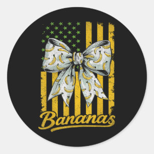 Bananen Liefhebbers Schattigee Coquette Bananas Am Ronde Sticker
