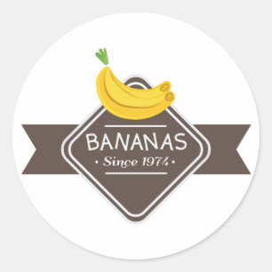 BANANEN LOGO STICKER