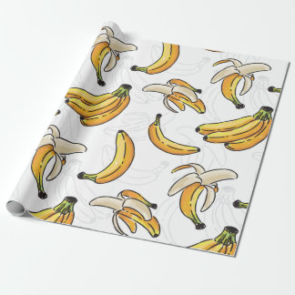 Bananen met naadloos patroon cadeaupapier