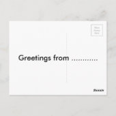  bananen met tekst briefkaart (Achterkant)