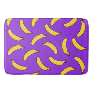 Bananen op Paarse Badmat