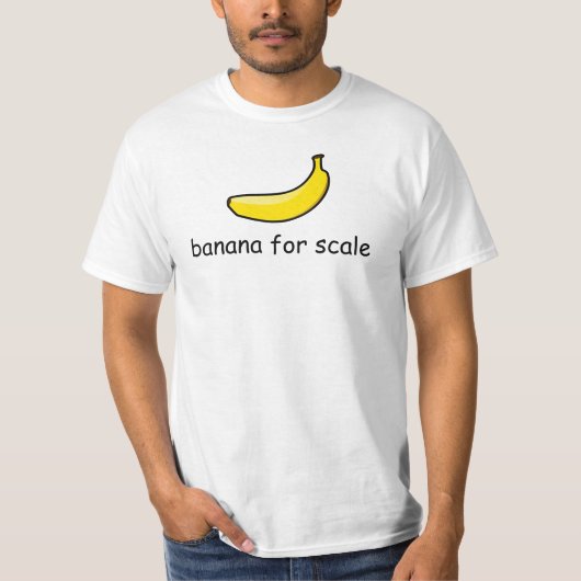 bananen op schaal t-shirt (Voorkant)