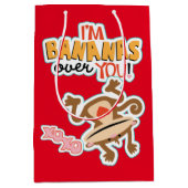 Bananen over je aap Valentijn Medium Cadeauzakje (Voorkant)