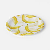 Bananen Papieren Bordje (Gekanteld)