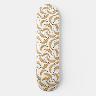Bananen Patroon Gele Vrucht Trendy Artistiek Leuk Skateboard