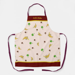 Bananen patroon schort