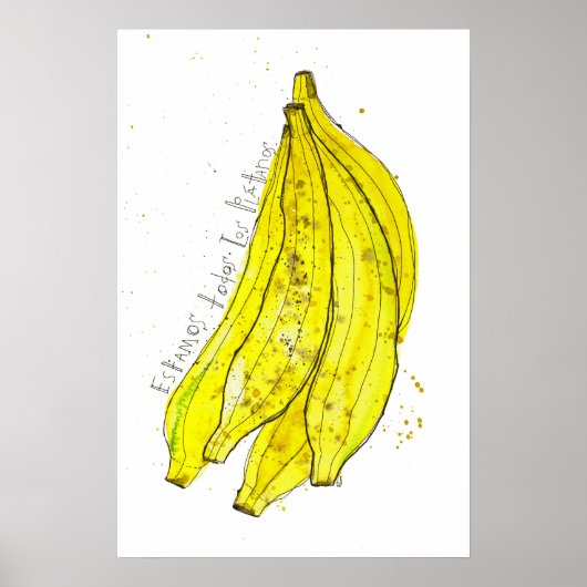 Bananen Poster (Voorkant)