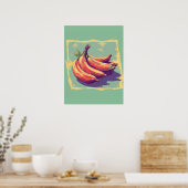  bananen poster (Keuken)
