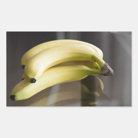 Bananen Rechthoekige Sticker (Voorkant)