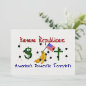 Bananen Republikeinen Kaart (Staand voorkant)