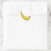 Bananen Ronde Sticker (Tas)