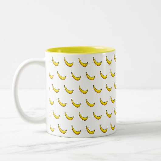 Bananen Tweekleurige Koffiemok (Links)