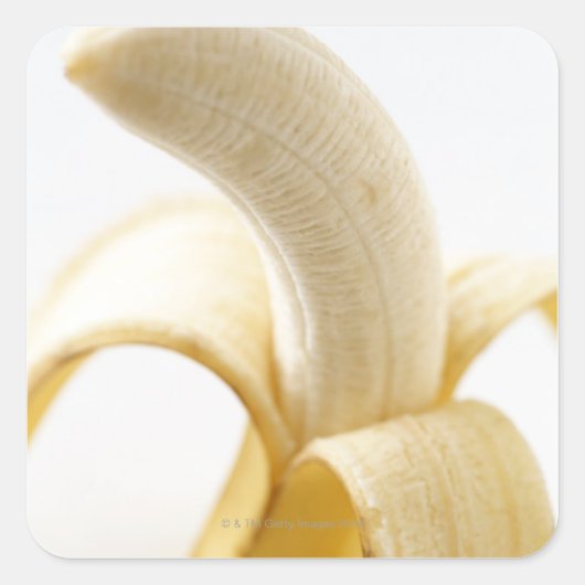 Bananen Vierkante Sticker (Voorkant)