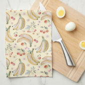 Bananen voor Kersen Theedoek (Quarter Fold)
