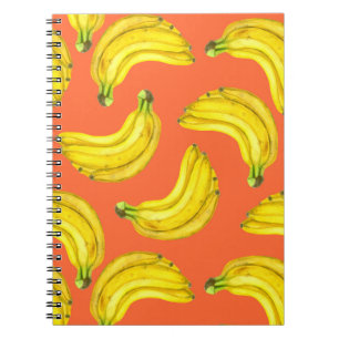 Bananen waterverf notitieboek
