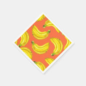 Bananen waterverf servet (Hoek)