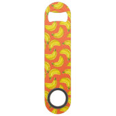 Bananen waterverf speed flessenopener (Voorkant)