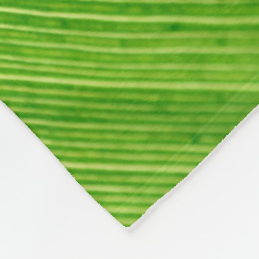 Bananenbladbladervezels Fleece Deken (Hoek)