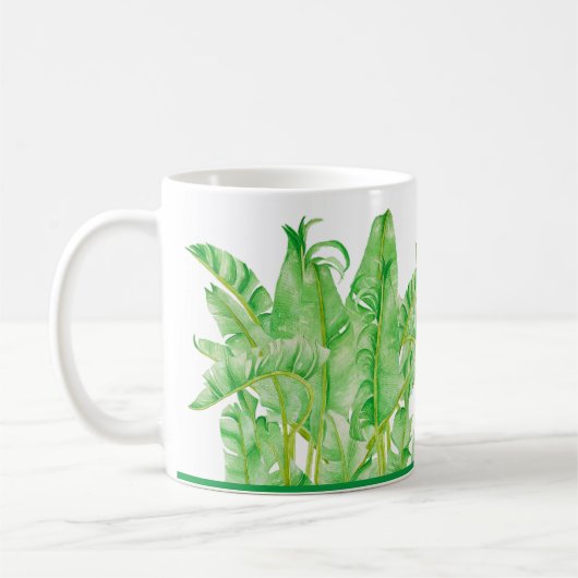 Bananenbladeren op een Classic Mok (11 oz.) (Links)