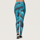 Bananenbladeren: tropisch patroon. leggings (Achterkant)