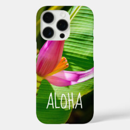 Bananenbloem, Limahuli-tuinen, Kauai, Hawaii Cas iPhone 16 Pro Hoesje