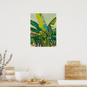 Bananenbomen, New Orleans Art Poster (Keuken)