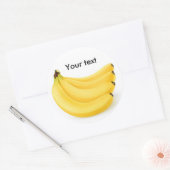 Bananenbos Ronde Sticker (Envelop)