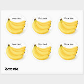 Bananenbos Ronde Sticker (Vel)