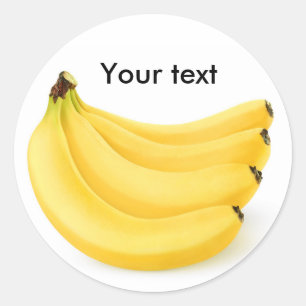 Bananenbos Ronde Sticker