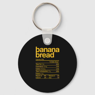 Bananenbrood Voeding Feiten Grappige Thanksgiving  Sleutelhanger