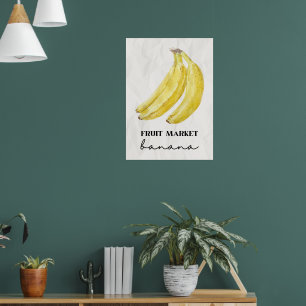 Bananenfruitmarkt Poster