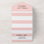 Bananenleder uit de midden van de eeuw all in one uitnodiging (Buitenkant)