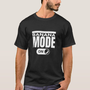 Bananenmodus Aan Fruit Feest Kostuum Grappige Bana T-shirt