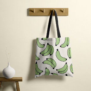 Bananenparade Sage Groen Draagtas