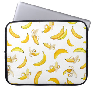Bananenpatroon 4 laptop sleeve