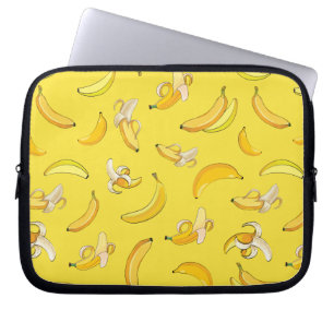 Bananenpatroon 4 laptop sleeve