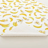 Bananenpatroon 4 sherpa deken (3/4)